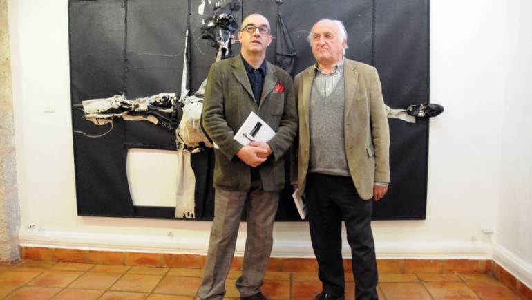 Manolo Millares vuelve a Cuenca. Presentación del libro de Alfonso de la Torre en la Fundación Antonio Pérez