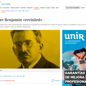 Walter Benjamin «revisited»